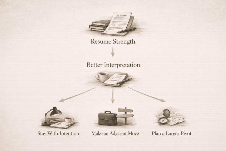 Editorial decision flow from resume strength to better interpretation and better use