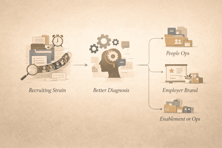 Editorial decision flow from recruiting strain to better diagnosis and a clearer next path
