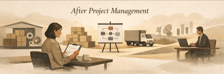 Editorial scene showing project-management strengths redirected into clearer adjacent roles