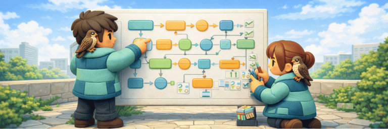 Architect blueprint banner