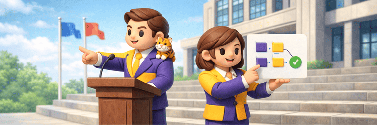 Executive blueprint banner